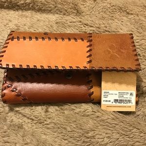 Patricia Nash Terresa Patchwork tan wallet